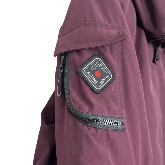 Alpine North Vegan Down Long Parka Jacket - Picture 11 of 14